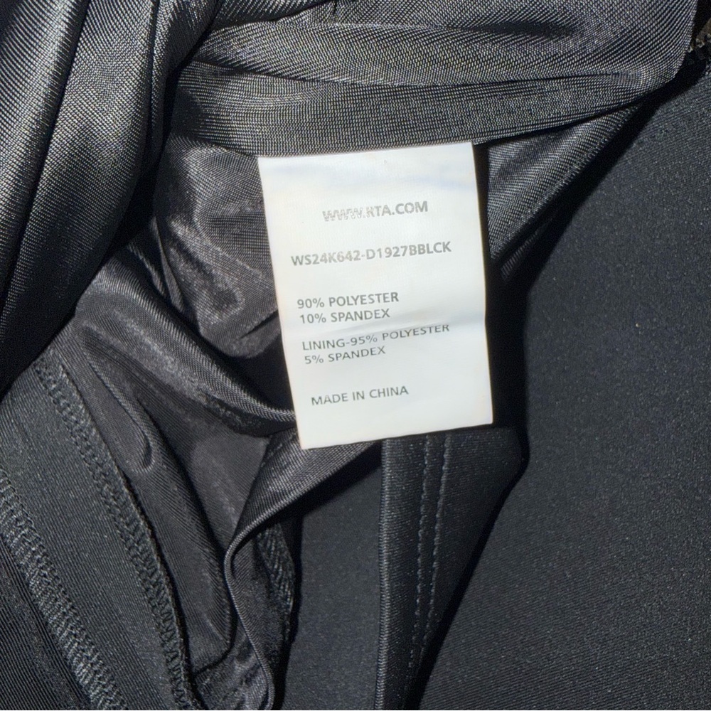 NEW RTA Road To Awe Black Evie Mesh Cocktail Off-Shoulder Mini Dress Large - Picture 9 of 11